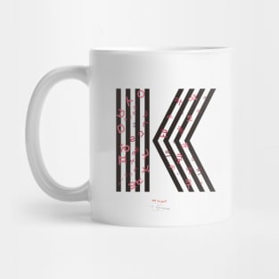 Korean alphabet with K Mug